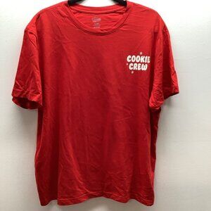Wondershop Men’s Cookie Crew Red Sleepwear T-shirt Size XXL New With Tags